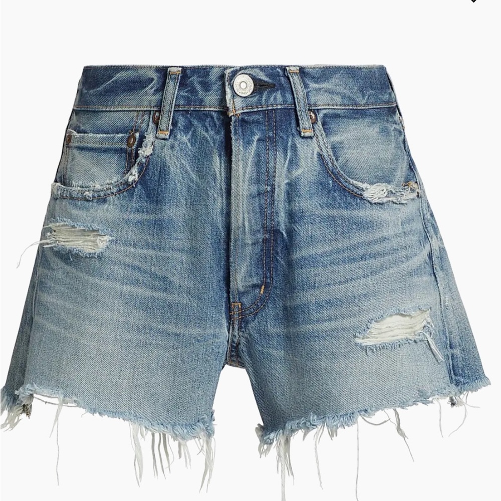 MOUSSY  Sz 27 PACKARD Frayed Hem DISTRESSED Jean Shorts